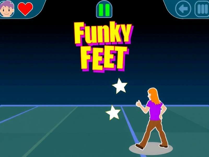 Funky Feet Gameplay Screenshot
